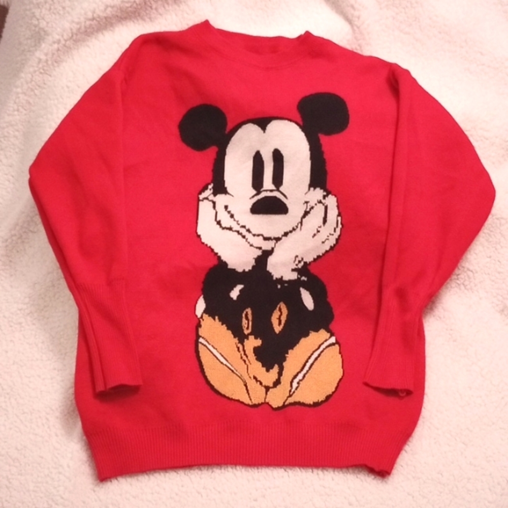 Homemade/ Vintage Mickey sweater